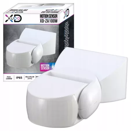 Czujnik RUCHU zmierzchu LED sensor PIR na podczerwień ścienny zewnętrzny-5904703019183