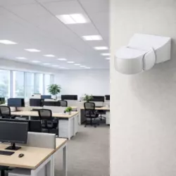 Czujnik RUCHU zmierzchu LED sensor PIR na podczerwień ścienny zewnętrzny-5904703019183