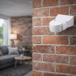 Czujnik RUCHU zmierzchu LED sensor PIR na podczerwień ścienny zewnętrzny-5904703019183