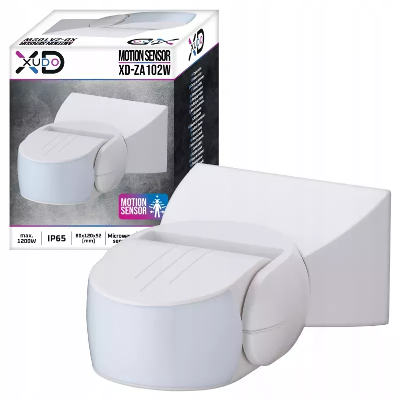 Czujnik RUCHU zmierzchu LED sensor PIR podczerwień ścienny zewnętrzny IP65-5904703019176