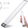 LISTWA LED OŚWIETLENIOWA LAMPA PODSZAFKOWA KUCHNNA USB CZUJNIK RUCHU 20cm-5904703007562