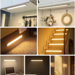 Listwa podszafkowa LED 30cm USB z czujnikiem ruchu czarna-5904703007593