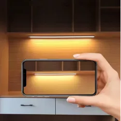 Listwa podszafkowa LED 30cm USB z czujnikiem ruchu czarna-5904703007593