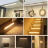 Listwa podszafkowa LED 80cm USB z czujnikiem ruchu srebrna-5904703007753