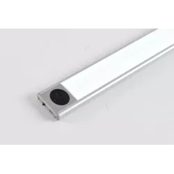 Listwa podszafkowa LED 80cm USB z czujnikiem ruchu srebrna-5904703007753