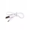 Listwa podszafkowa LED 80cm USB z czujnikiem ruchu srebrna-5904703007753