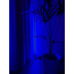 LAMPA PODŁOGOWA NAROŻNA LED RGB GRUNDIG SENSOR MUZYKI 140cm + PILOT-5903002033555
