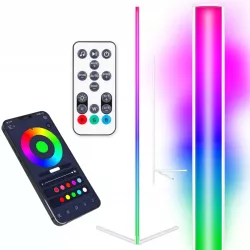 LAMPA podłogowa LED narożna APLIKACJA 140CM STOJĄCA RGB CCT + pilot-5908263389564