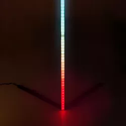 LAMPA podłogowa LED narożna APLIKACJA 140CM STOJĄCA RGB CCT + pilot-5908263389564