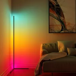 Lampa Stojąca Podłogowa LED narożna APLIKACJA 140CM RGB CCT + pilot-5908263389571