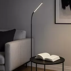 Lampa Lampka Stojąca Podłogowa 170cm Do Czytania LED czarna USB-5904703017318