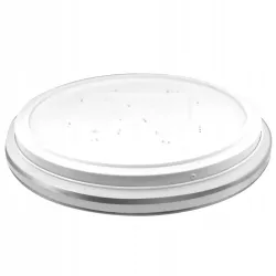 Plafon LED Panel Sufitowy Natynkowy Lampa 12W Nie Mruga Okrągła Biała-5903002036686