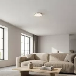 Plafon LED Panel Sufitowy Natynkowy Lampa 18W Nie Mruga Okrągła Biała-5903002036693
