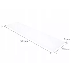 PANEL LED podwieszany podtynkowy 120x30cm 48W plafon sufitowy 4000K-5903002037638