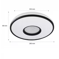 Plafon Lampa LED 24W NATYNKOWY 3000-6500K sufitowy oprawa IP20 pilot-5908263384453