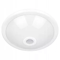 Plafon LED Panel Sufitowy Natynkowy Lampa 2x E27 CZUJNIK RUCHU Okrągły-5903002030202