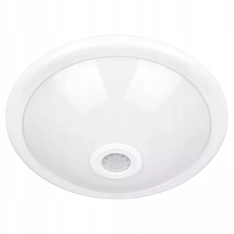 Plafon LED Panel Sufitowy Natynkowy Lampa 2x E27 CZUJNIK RUCHU Okrągły-5903002030202
