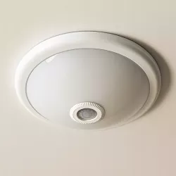Plafon LED Panel Sufitowy Natynkowy Lampa 2x E27 CZUJNIK RUCHU Okrągły-5903002030202