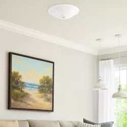 Plafon LED Panel Sufitowy Natynkowy Lampa 2x E27 CZUJNIK RUCHU Okrągły-5903002030202