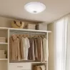 Plafon LED Panel Sufitowy Natynkowy Lampa 2x E27 CZUJNIK RUCHU Okrągły-5903002030202
