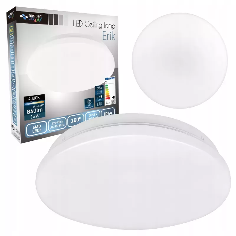 Plafon LED 12W łazienkowy IP44 NATYNKOWY sufitowy oprawa LAMPA panel-5903002035191