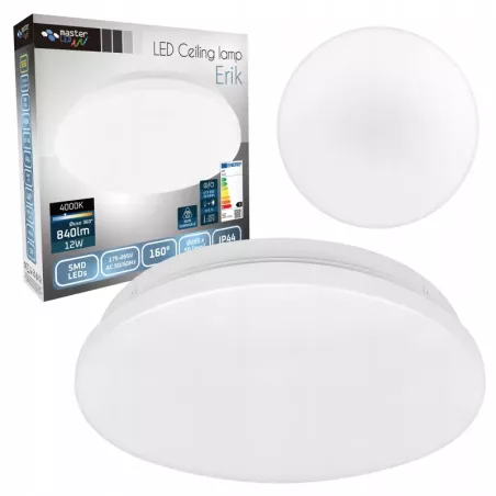 Plafon LED 12W łazienkowy IP44 NATYNKOWY sufitowy oprawa LAMPA panel-5903002035191