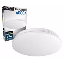 Plafon LED NATYNKOWY 18W sufitowy biały neutralny 4000K oprawa LAMPA panel-5903002035207