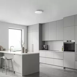 Plafon LED Panel Sufitowy Natynkowy Lampa 24W Nie Mruga Okrągła Biała-5908263384484