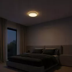 Plafon LED Panel Sufitowy Natynkowy Lampa 24W Nie Mruga Okrągła Biała-5908263384484