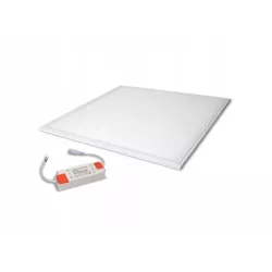 Plafon panel kwadratowy podtynkowy podwieszany 59,5 x 0,8 cm białyLED-5908263386532