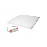 Plafon panel kwadratowy podtynkowy podwieszany 59,5 x 0,8 cm białyLED-5908263386532