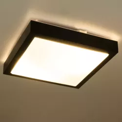 Plafon LED 2x E27 oprawa LAMPA panel CZUJNIK RUCHU MIKROFALOWY-5904703000778