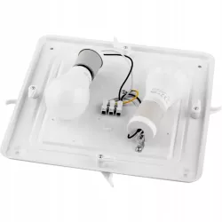 Plafon LED 2x E27 oprawa LAMPA panel CZUJNIK RUCHU MIKROFALOWY-5904703000778