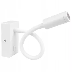 LAMPA ŚCIENNA LED KINKIET DO CZYTANIA WŁĄCZNIK BIAŁY regulowana-5908263384330