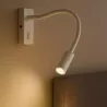 LAMPA ŚCIENNA LED KINKIET DO CZYTANIA WŁĄCZNIK BIAŁY regulowana-5908263384330