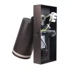 Kinkiet ścienny LAMPA ŚCIENNA GU10 LED DO CZYTANIA WŁĄCZNIK czarna-5908263386662