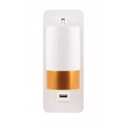KINKIET LAMPKA LED ścienna do czytania gniazdo USB wyłącznik na GU10-5904703002574