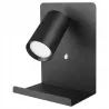Kinkiet do czytania lampa ścienna GU10 LED USB CZARNY-5903002039649