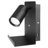 Kinkiet do czytania lampa ścienna GU10 LED USB CZARNY-5903002039649