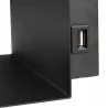 Kinkiet do czytania lampa ścienna GU10 LED USB CZARNY-5903002039649