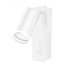 LAMPA NOCNA LED GU10 KINKIET DO CZYTANIA Z USB-5904703006121