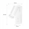 LAMPA NOCNA LED GU10 KINKIET DO CZYTANIA Z USB-5904703006121