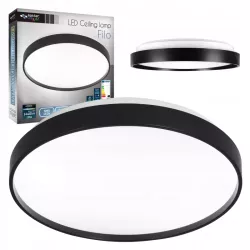 PLAFON SUFITOWY LAMPA LED 18W 4000K PANEL NATYNKOWY SUFITOWY OKRĄGŁY CZARNY-5904703008675