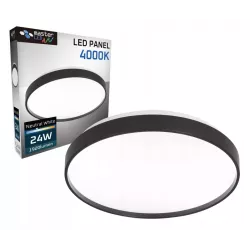 PANEL LED NATYNKOWY plafon sufitowy 24W OKRĄGŁY-5904703008682