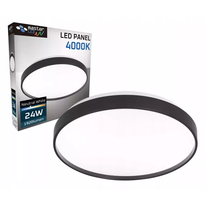PANEL LED NATYNKOWY plafon sufitowy 24W OKRĄGŁY-5904703008682