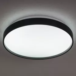 PLAFON LED NATYNKOWY LAMPA SUFITOWA 36W 4000K PANEL SUFITOWY OKRĄGŁY CZARNY-5904703008699