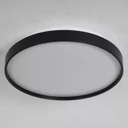 PLAFON LED NATYNKOWY LAMPA SUFITOWA 36W 4000K PANEL SUFITOWY OKRĄGŁY CZARNY-5904703008699