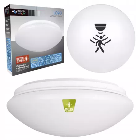 PLAFON LED LAMPA SUFITOWA PANEL SUFITOWY NATYNKOWY 2xE27 czujnik mikrofalow-5904703008668