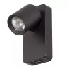 Kinkiet ścienny LAMPA ŚCIENNA GU10 LED DO CZYTANIA WŁĄCZNIK CZARNA USB-5904703010944