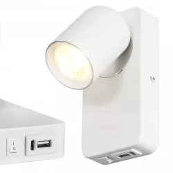 LAMPA NOCNA LED GU10 KINKIET DO CZYTANIA Z USB-5904703010951